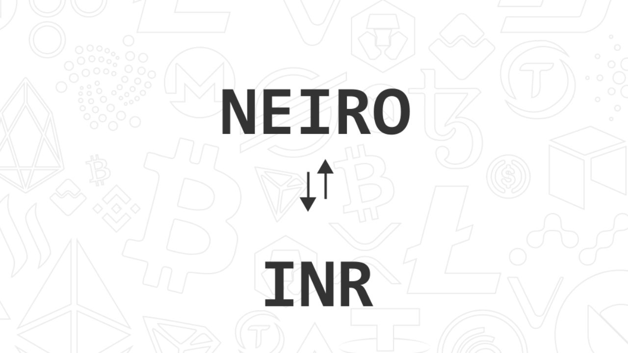 NEIRO to INR: Understanding Real-Time Conversion Trends on Bitget